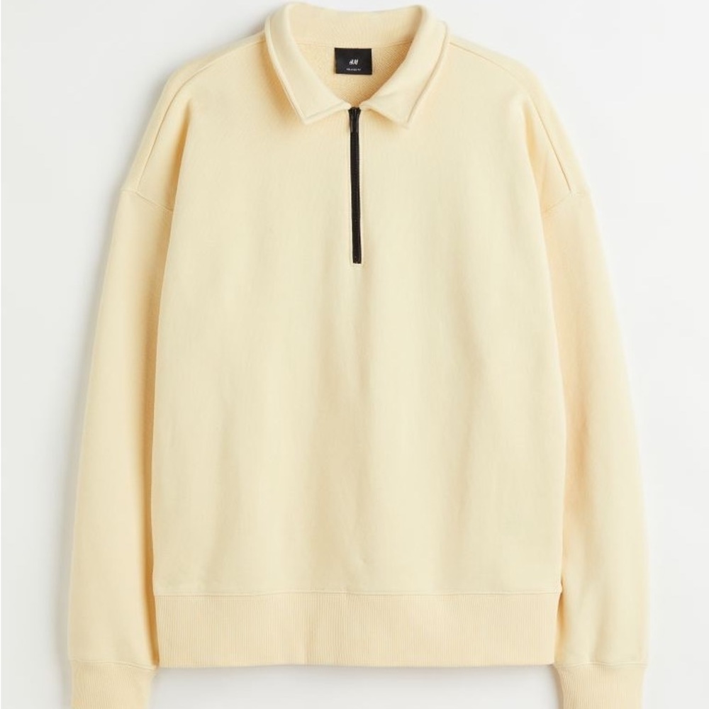 TIMBERLAND tellow light sweater sweatshirt zipper fleece